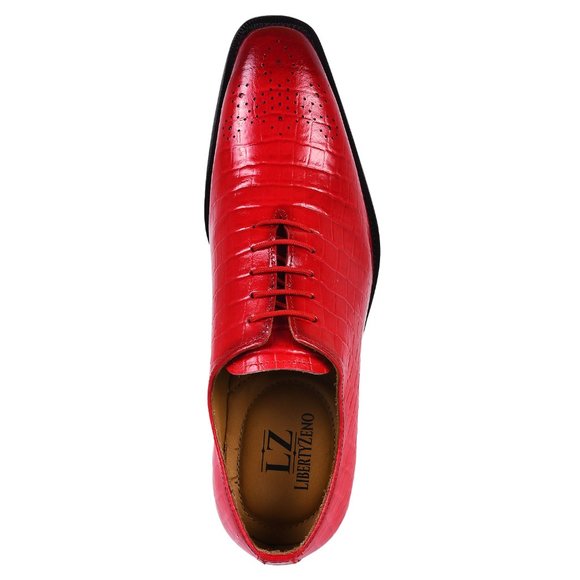 Leather Oxford Style Dress Shoes main image 7